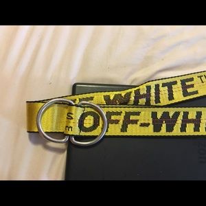 Yellow industrial belt new